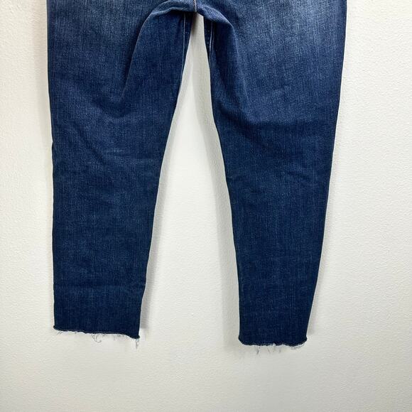 Democracy "Ab"solution Straight Jeans Raw Hem Size 12 - Picture 6 of 13